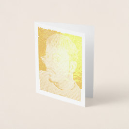 SJÄLVPORTRÄTT: ORANGE, VITE, BLUE 2005 FOLIERAT KORT