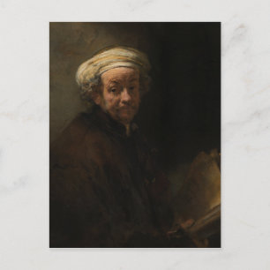 Självporträtt som apostle Paul av Rembrandt Vykort