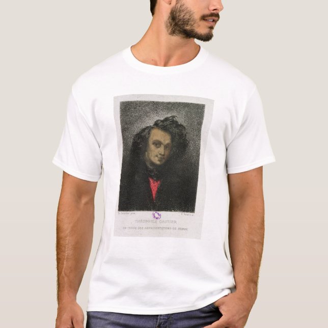 Självporträtt som kläs för 'Hernani T Shirt (Framsida)