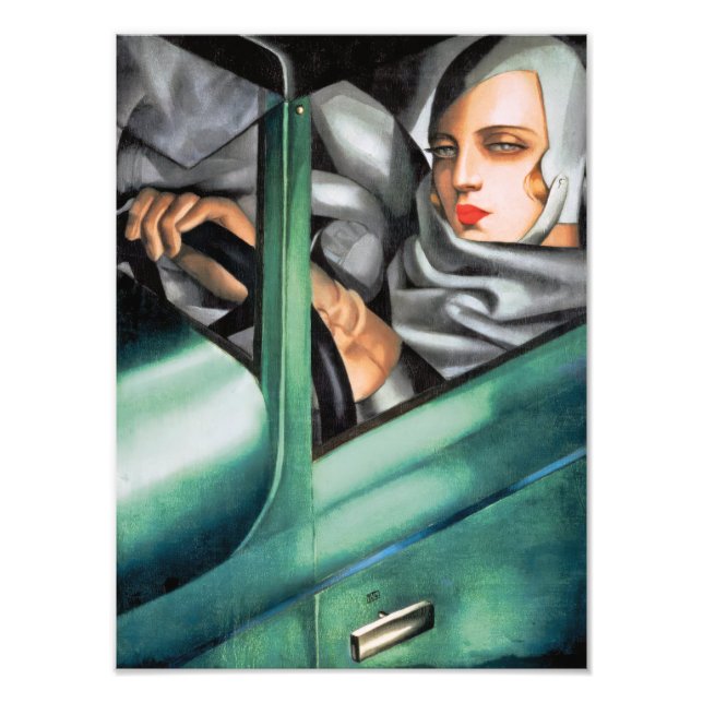 Självporträtt | Tamara De Lempicka | Fototryck (Framsidan)