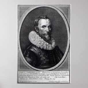 Självporträtt the Younger Gheeraerts Poster