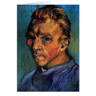 Självporträtt utan skägg av Vincent van Gogh Hälsningskort