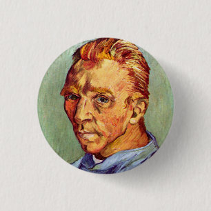 Självporträtt utan skägg av Vincent Van Gogh Konst Knapp