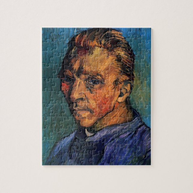 Självporträtt utan skägg av Vincent van Gogh Pussel (Vertikal)