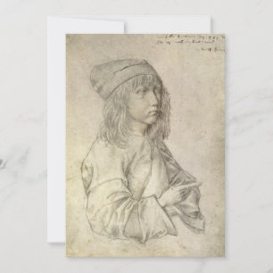 Självporträtt vid 13 års ålder av Albrecht Durer Kort