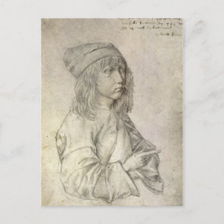 självporträtt vid 13 års ålder av Albrecht Durer Vykort