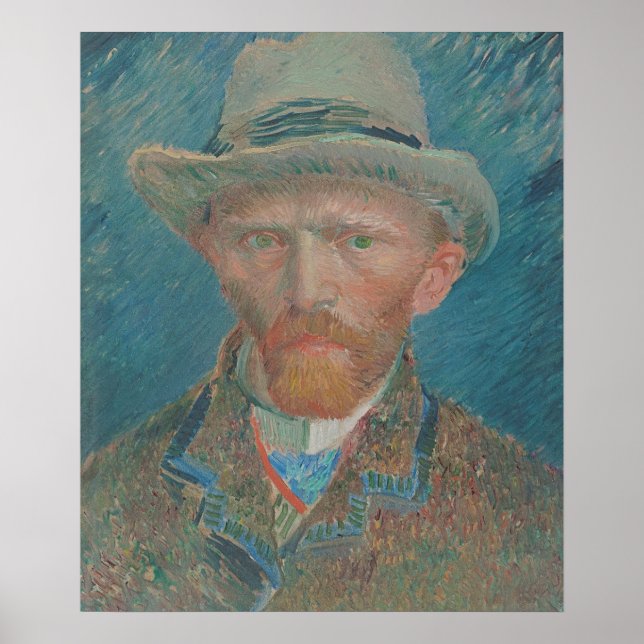Självporträtt, Vincent van Gogh Poster (Framsidan)