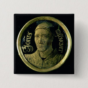 Självporträttmedaljong, c.1450 (emalj förkoppra knapp