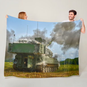 SJÄLVPROPELLED HOWITZER - M109 Paladin Fleecefilt