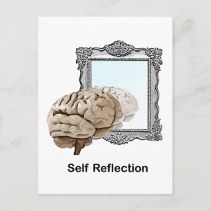 Självreflektion Vykort