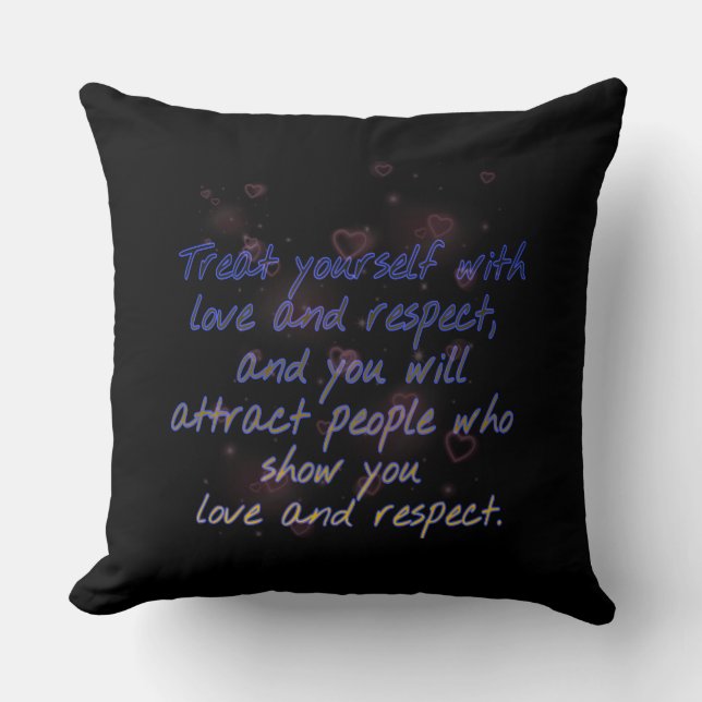 självrespekt Dekorativ kudde (Framsida)