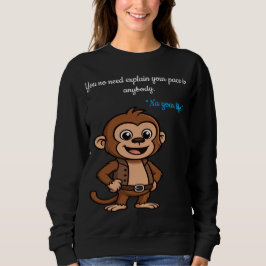 Självsäker apa – Minimalistisk lugn livsstil T-shi T Shirt
