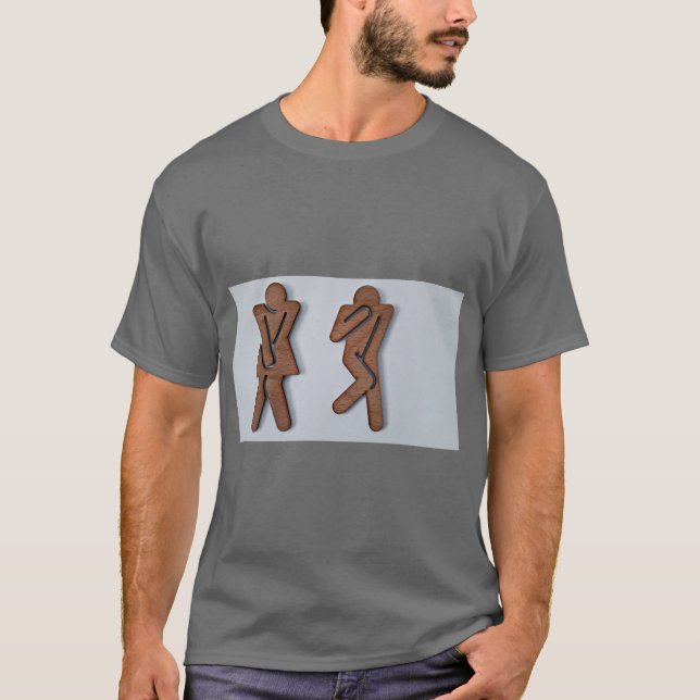 Självsäker tjej t shirt (Framsida)