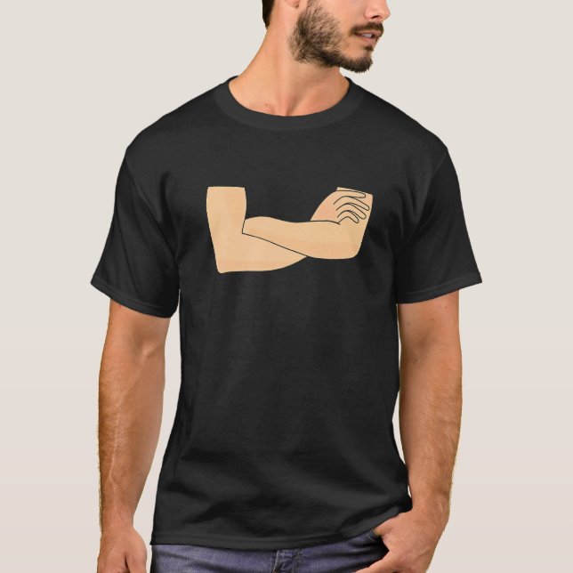 Självsäker utseendeuttryck för korsade Armar T Shirt (Framsida)