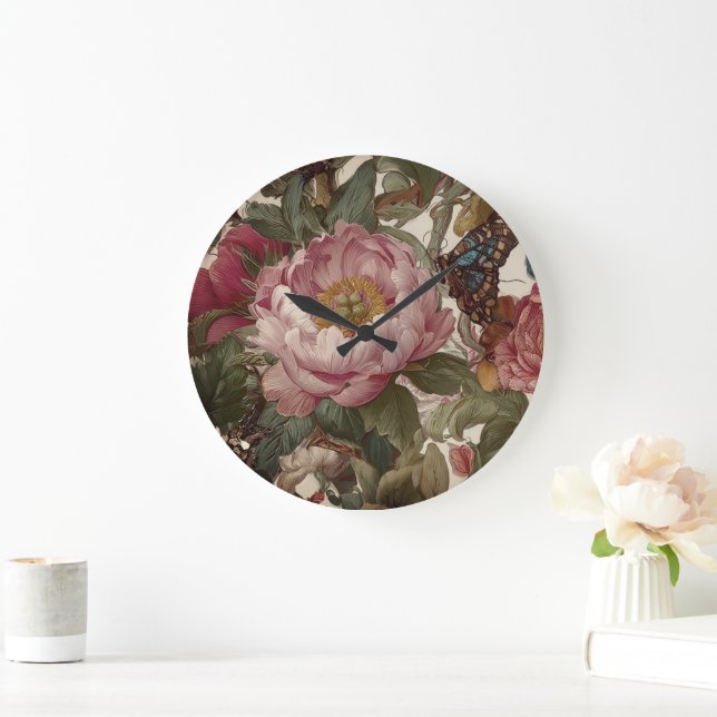 Självsäkert djärvt blomster arrangemang Fjäril och Stor Klocka (Hem)