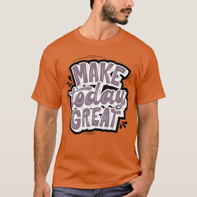 Självsamtal l Daily motivation citerar färgstark o T Shirt (Framsida)