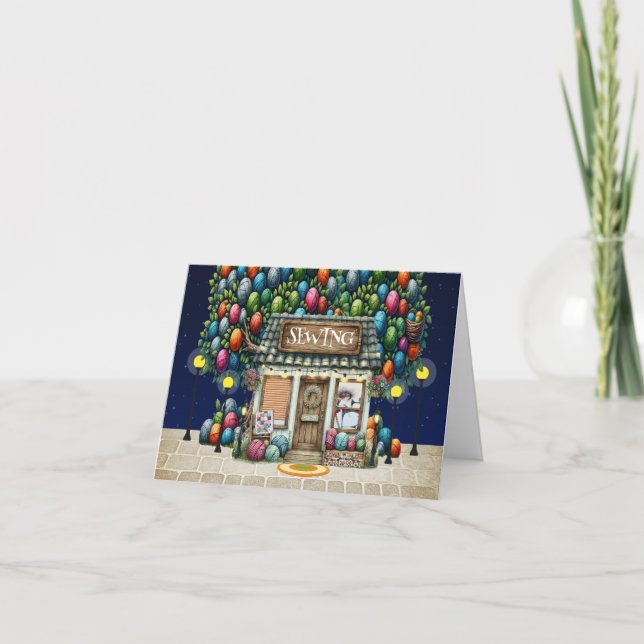 SJÄLVSKOPPLINGskort eller Tack (Framsida)