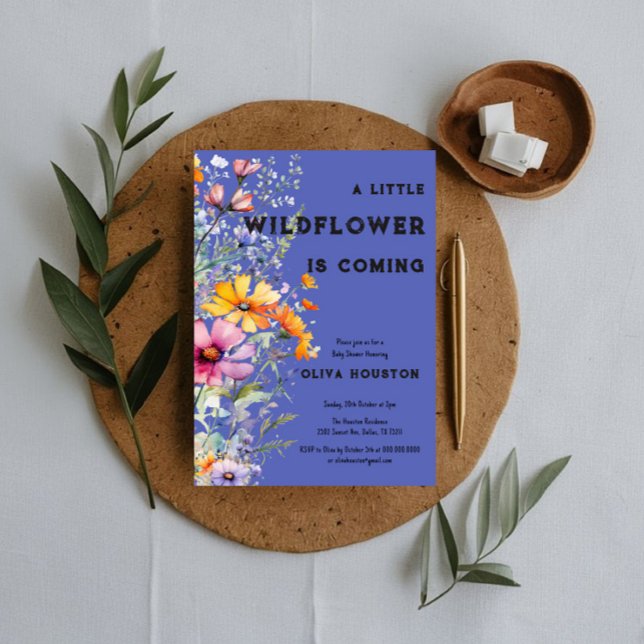 Självskriven inbjudan till baby shower för vilda b (Skapare uppladdad)