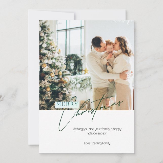 Självskriven julkort inbjudningar (Framsida)