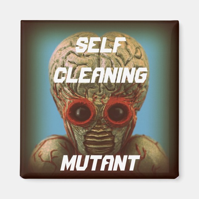 SjälvStädning mutant Magnet (Framsidan)