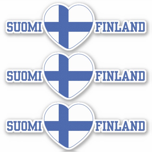SJÄLVSTÅND FÖR FINLAND KLISTERMÄRKEN (Framsida)