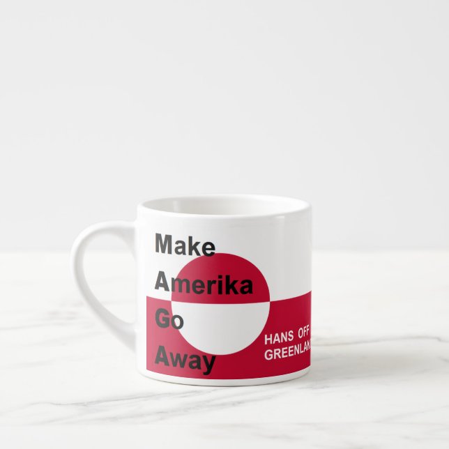 Självständiga Grönland Espressomugg (Vänster)