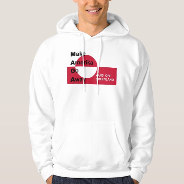 Självständiga Grönland Hoodie (Framsida)