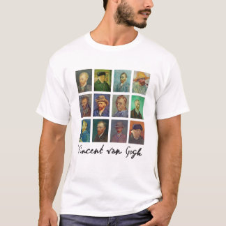 Självständiga porträtt av Vincent Van Gogh Art Pai T Shirt
