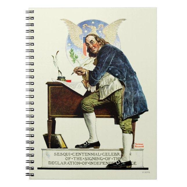 Självständighet Anteckningsbok Med Spiral (Framsidan)