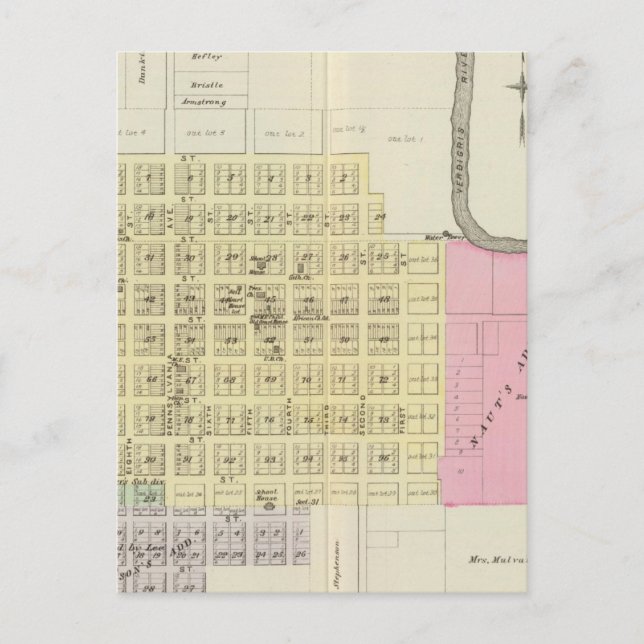 Självständighet, Coffeyville och Havanna, Kansas Vykort (Framsida)