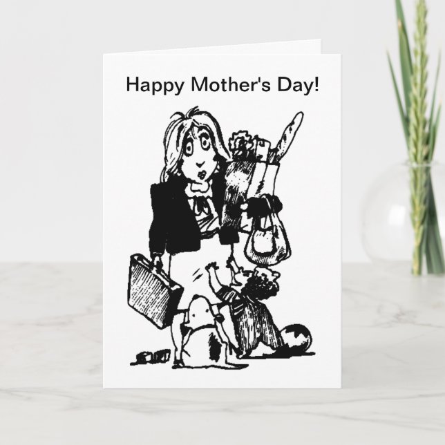 Självständighet: En Mamma som gör allt Kort (Framsida)