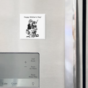 Självständighet: En Mamma som gör allt Magnet