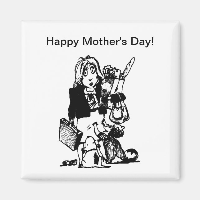 Självständighet: En Mamma som gör allt Magnet (Framsidan)