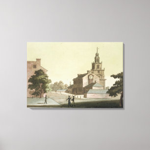 Självständighet Hall, Philadelphia, Pennsylvania Canvastryck