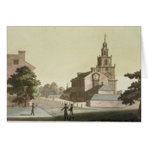 Självständighet Hall, Philadelphia, Pennsylvania Hälsningskort