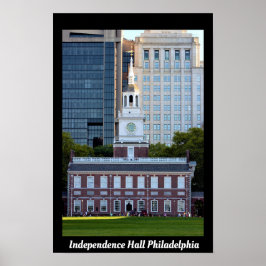 Självständighet Hall Philadelphia Poster