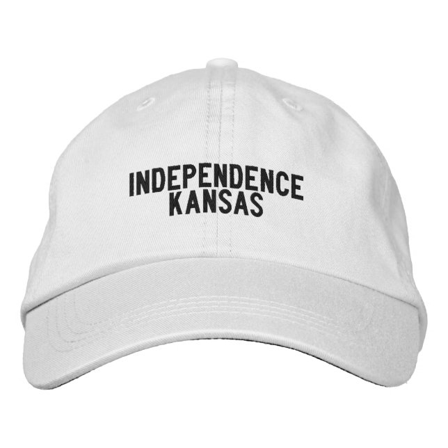 Självständighet Kansas Hatt Broderad Keps (Framsida)