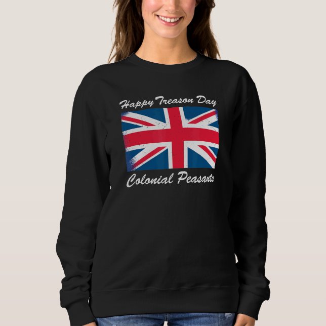 Självständighet på lycklig 4 juli Storbritannien T Shirt (Framsida)