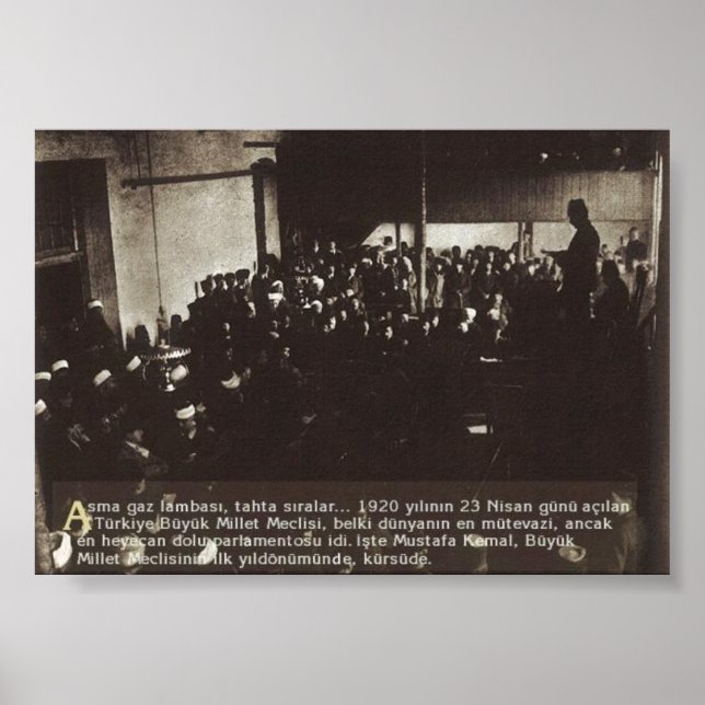 Självständighetens turkiska Krig Poster (Framsidan)