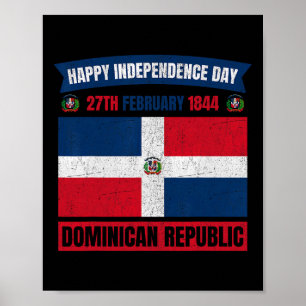 Självständighetsdag Dominikanska republiken firand Poster