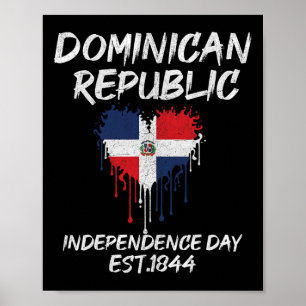 Självständighetsdag Dominikanska republiken firand Poster