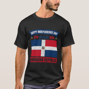 Självständighetsdag Dominikanska Republiken Firand T Shirt