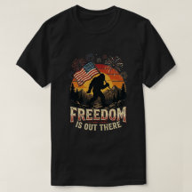 Självständighetsdag frihet: Bigfoot Patriotiska So