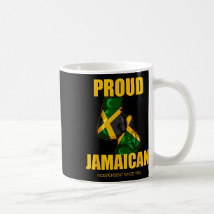 Självständighetsdag Stolta jamaicanska boxningsärm Kaffemugg