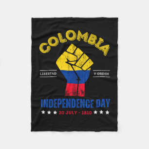Självständighetsdagen 1810 Republiken Colombia 202 Fleecefilt