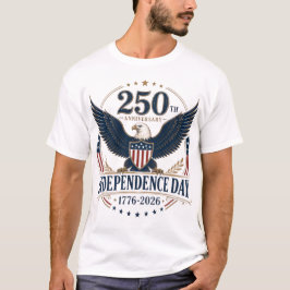 Självständighetsdagen 250-årsjubileum Minnes t Shirt