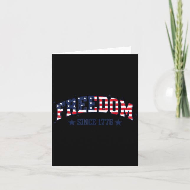 Självständighetsdagen 4 juli USA Kort (Framsida)