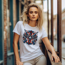 Självständighetsdagen 4 juli USA T Shirt