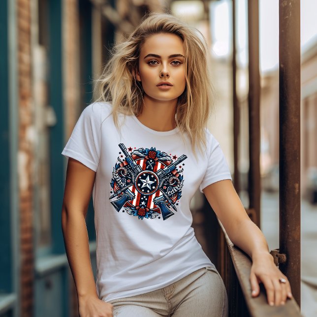 Självständighetsdagen 4 juli USA T Shirt (Skapare uppladdad)