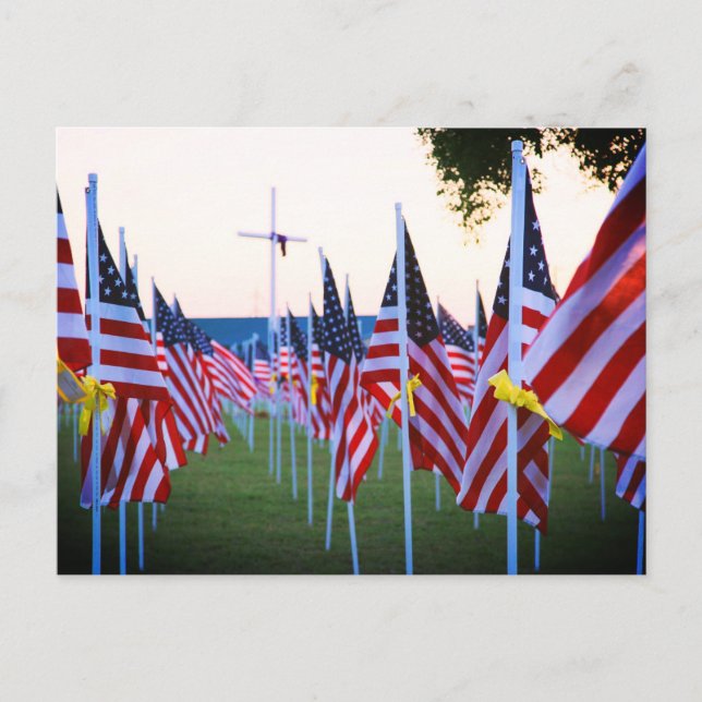 Självständighetsdagen/4 juli vykort (Framsida)